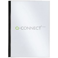 Q-Connect Slide Binder & Cover Set, 150 micron, Black, A4, Pack of 20