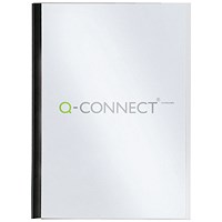Q-Connect Slide Binder & Cover Set, 150 micron, Black, A4, Pack of 100 Q-Connect Slide Binder & Cover Set, 150 micron, Black, A4, Pack of 100