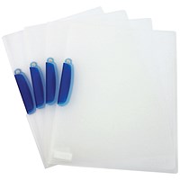 Q-Connect A4 Swivelclip Files, Frosted, Pack of 25