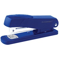 Q-Connect Half Strip Metal Stapler, Capacity 20 Sheets, Blue