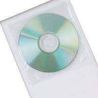 Q-Connect CD Envelope, Polypropylene, Pack of 50