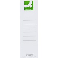 Q-Connect Lever Arch File Spine Label - Pack of 10 Q-Connect Lever Arch File Spine Label - Pack of 10