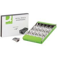 Q-Connect Metal Pencil Sharpener - Pack of 20