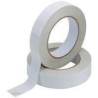Q-Connect Double Sided Tape, 25mm x 33m, Pack of 6