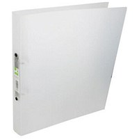 Q-Connect A4 Ring Binder, 2 O-Ring, 25mm Capacity, Frosted Clear Q-Connect A4 Ring Binder, 2 O-Ring, 25mm Capacity, Frosted Clear