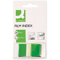 Q-Connect Page Marker Green (Pack of 50) KF03635