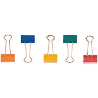 Q-Connect Foldback Clip 32mm Assorted (Pack of 10)