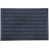 Q-Connect Indoor Door Mat, 900x600mm, Grey
