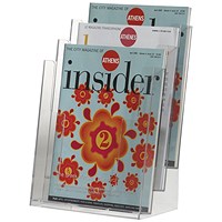 Q-Connect Three Pocket Literature Holder A4 Q-Connect Three Pocket Literature Holder A4