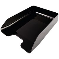 Q-Connect Executive Letter Tray, Black