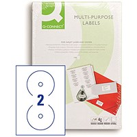 Q-Connect Full Face CD Label - Pack of 100