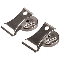 Q-Connect Silver Heavy Duty Bulldog Clip (Pack of 2)
