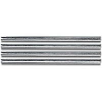 Q-Connect Steel Risers, 123mm Clearance, Silver, Pack of 4 Q-Connect Steel Risers, 123mm Clearance, Silver, Pack of 4