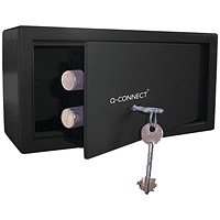 Q-Connect Key Operated Safe 6 Litre Black KF10474