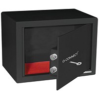 Q-Connect Key Operated Safe 10 Litre Black KF10475