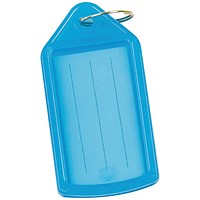 Q-Connect Sliding Key Fobs Blue Pack of 40 KF10480