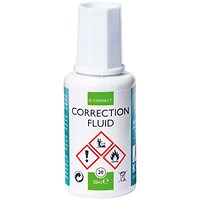 Q-Connect Correction Fluid, 20ml, Pack of 10