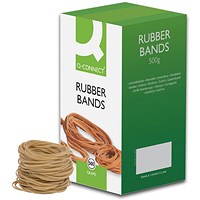 Q-Connect Rubber Bands No.19 88.9 x 1.6mm 500g