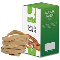 Q-Connect Rubber Bands No.89 152.4 x 12.7mm 500g