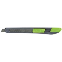 Q-Connect Light Duty 9mm Cutting Knife Black/Green 120BC