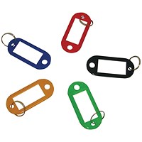 Q-Connect Key Fobs, Assorted, Pack of 100