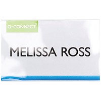 Q-Connect Soft Name Badge with Magnetic Clip 54x90mm (Pack of 25) KF14138