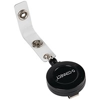 Q-Connect Retractable Badge Reel 60cm (Pack of 10) KF14147