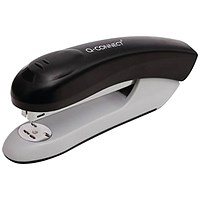 Q-Connect Full-Strip Plastic Stapler Black