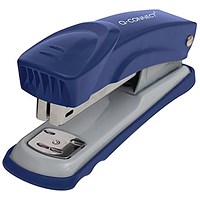 Q-Connect Half Strip Metal Stapler Blue