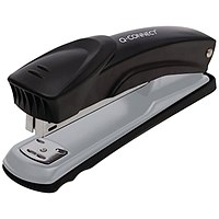 Q-Connect Full-Strip Metal Stapler Black