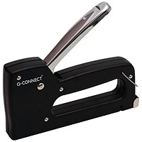 Q-Connect Lightweight Hand Tacker 23/6-8 Staples Black