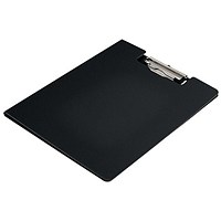 Q-Connect Foam Foldover Clipboard, A4, Black