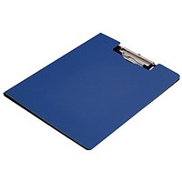 Q-Connect Foam Foldover Clipboard, A4, Blue