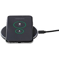 Q-Connect Wireless Phone Charge Pad Black KF15035