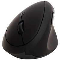 Q-Connect Ergonomic Vertical Right Handed Mouse, Wireless, Black Q-Connect Ergonomic Vertical Right Handed Mouse, Wireless, Black