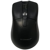 Q-Connect Mouse, Wireless, Black