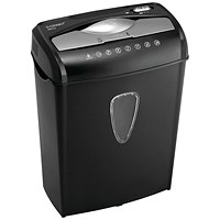 Q-Connect Q8CC2 Cross Cut Paper Shredder (Shreds up to 8 sheets of 75gsm paper) KF17973