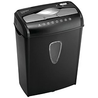 Q-Connect Q8CC2 P-3 CrosSq Cut Paper Shredder, 13 Litres