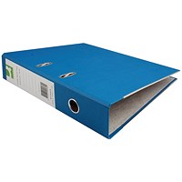 Q-Connect Paper-Backed Blue Lever Arch Foolscap File