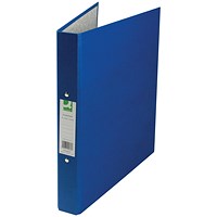 Q-Connect Ring Binder, A4, 2 O-Ring, 25mm Capacity, Blue, Pack of 10