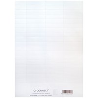 Q-Connect Suspension File Card Inserts, White, Pack of 51