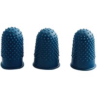 Q-Connect Thimblettes Size 1 Blue (12 Pack)