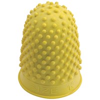 Q-Connect Thimblettes Size 2 Yellow (Pack of 12) Q-Connect Thimblettes Size 2 Yellow (Pack of 12)
