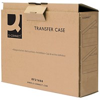 Q-Connect Business Transfer Cases, A4, Brown, Pack of 20