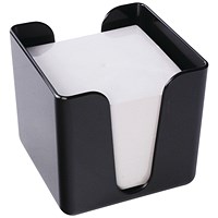 Q-Connect Memo Box, W102xD102xH95mm, Black Q-Connect Memo Box, W102xD102xH95mm, Black