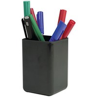 Q-Connect Executive Pen Pot, Black