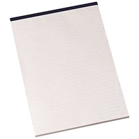 Q-Connect Memo Pad, A4, 8mm Ruled, 160 Pages, Pack of 10