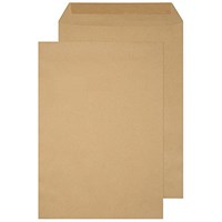 Q-Connect C5 Envelopes, Gummed, 70gsm, Manilla, Pack of 500