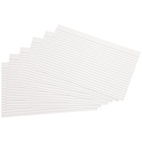 Q-Connect Lined Record Cards, 203x127mm, White, Pack of 100