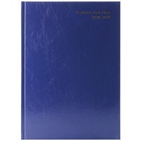 5 Star Academic Diary Week To View A5 Blue 2026-2027